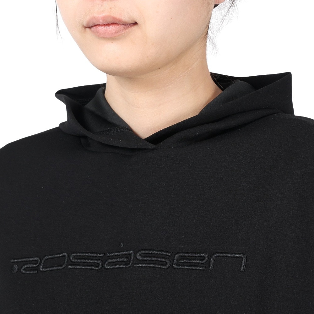 ROSASEN（レディース）ゴルフウェア アウター 軽量 パーカー A-Line 半袖フーディ 048-21343-019