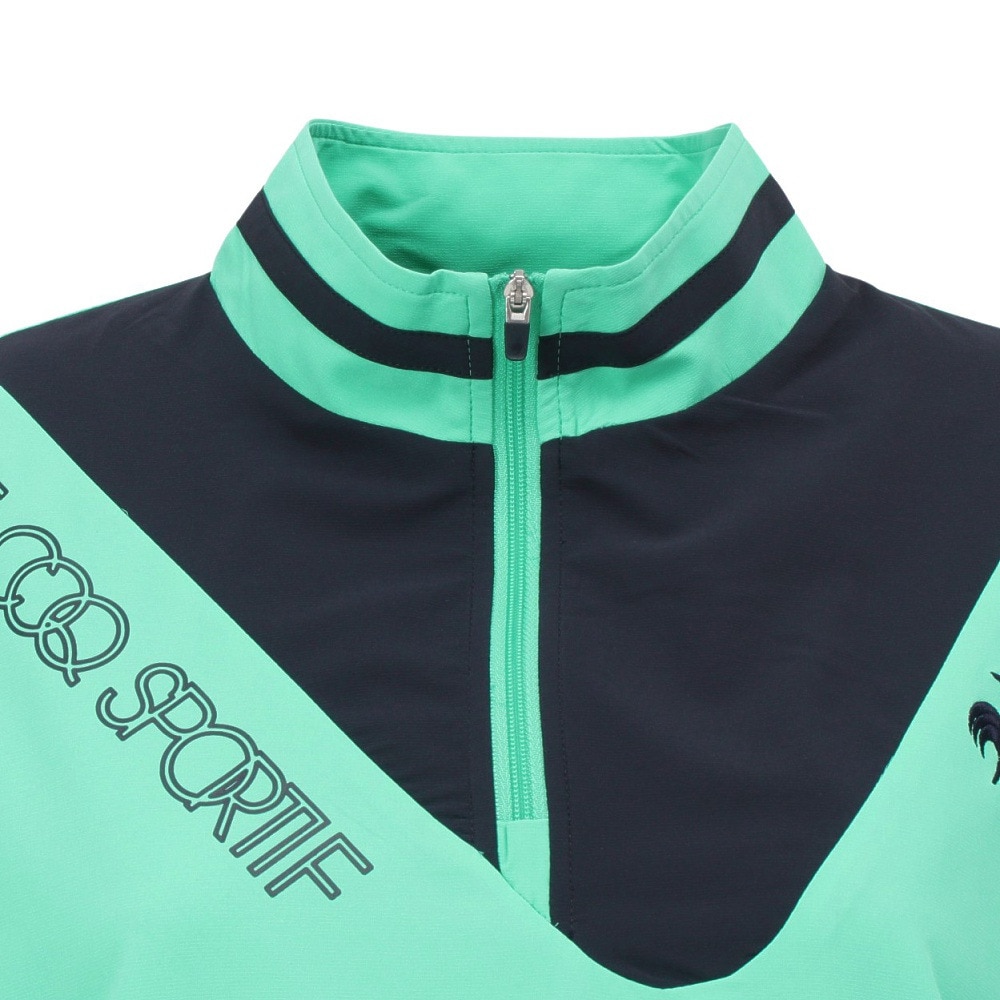 ルコックスポルティフ（lecoqsportif）（レディース）ゴルフウェア 半袖ブルゾン LG5SWB01L EM00
