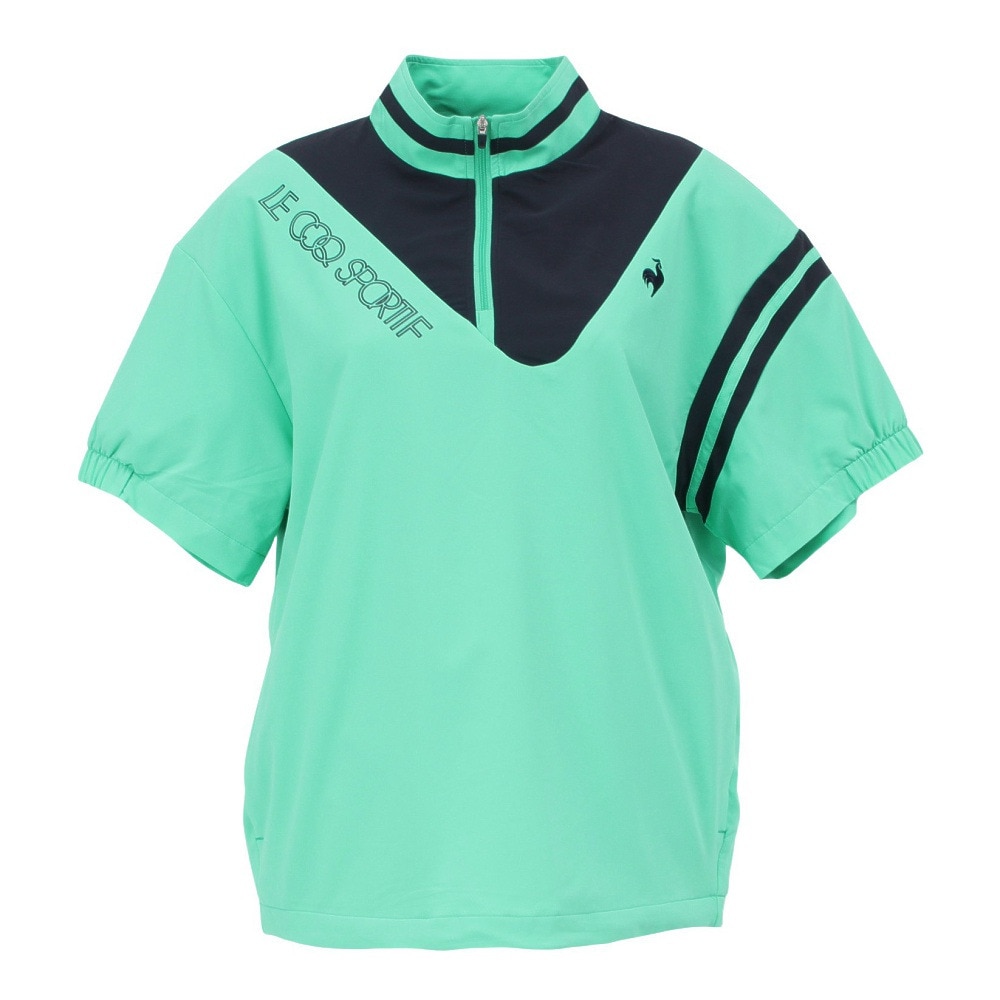 ルコックスポルティフ（lecoqsportif）（レディース）ゴルフウェア 半袖ブルゾン LG5SWB01L EM00