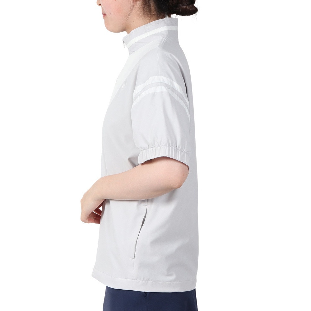 ルコックスポルティフ（lecoqsportif）（レディース）ゴルフウェア 半袖ブルゾン LG5SWB01L GY00