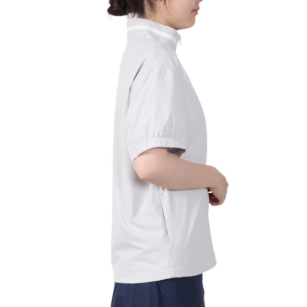 ルコックスポルティフ（lecoqsportif）（レディース）ゴルフウェア 半袖ブルゾン LG5SWB01L GY00