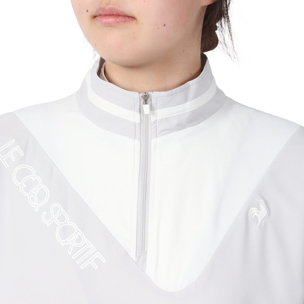 ルコックスポルティフ（lecoqsportif）（レディース）ゴルフウェア 半袖ブルゾン LG5SWB01L GY00