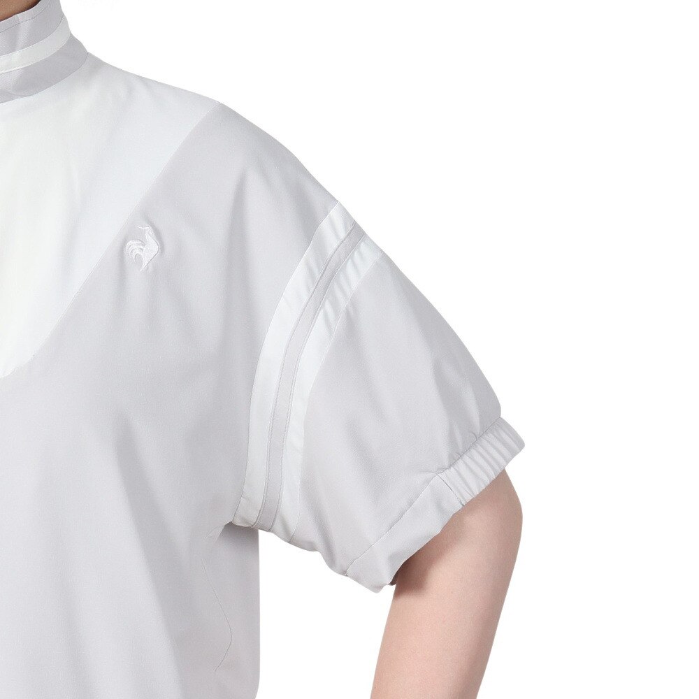 ルコックスポルティフ（lecoqsportif）（レディース）ゴルフウェア 半袖ブルゾン LG5SWB01L GY00