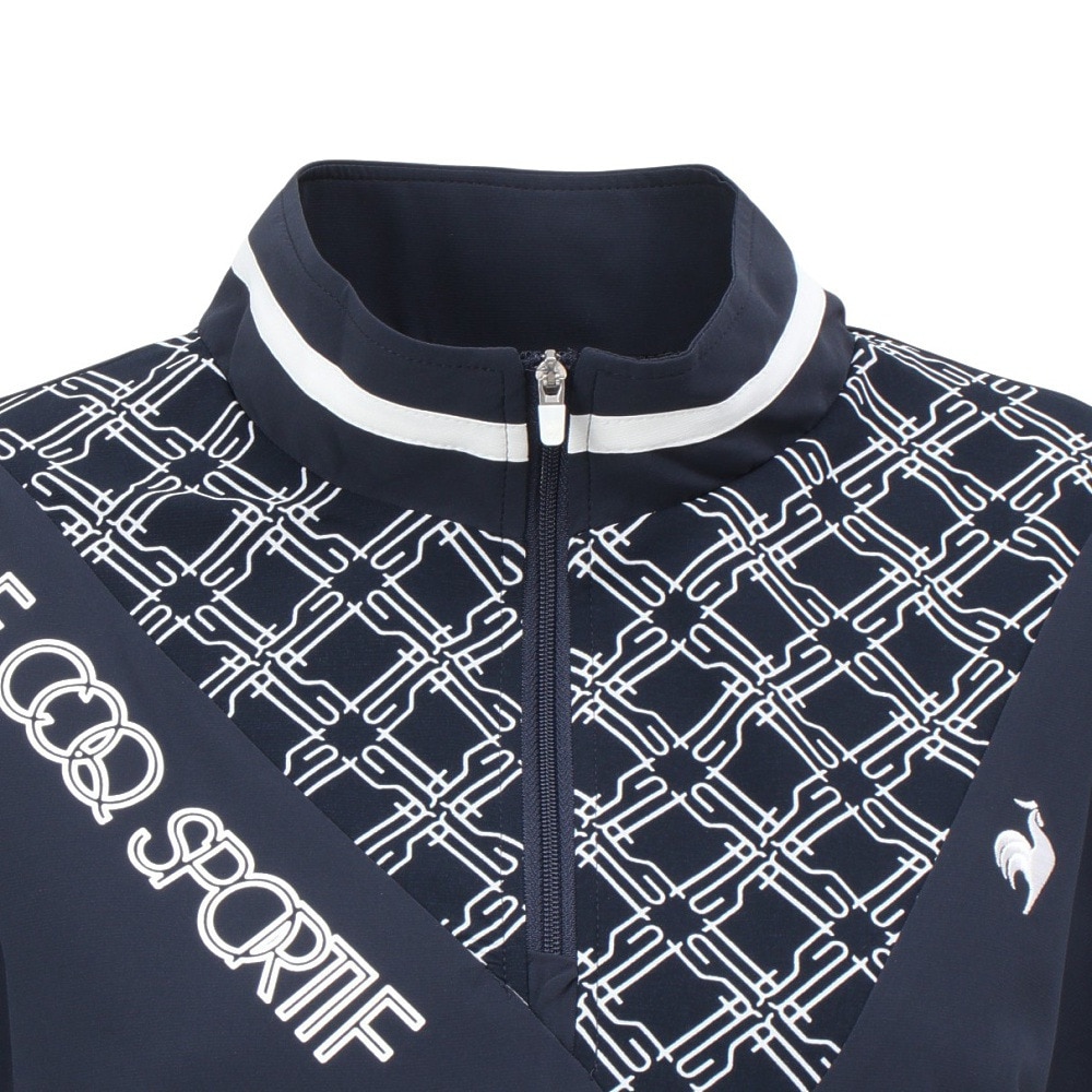 ルコックスポルティフ（lecoqsportif）（レディース）ゴルフウェア 半袖ブルゾン LG5SWB01L NV00