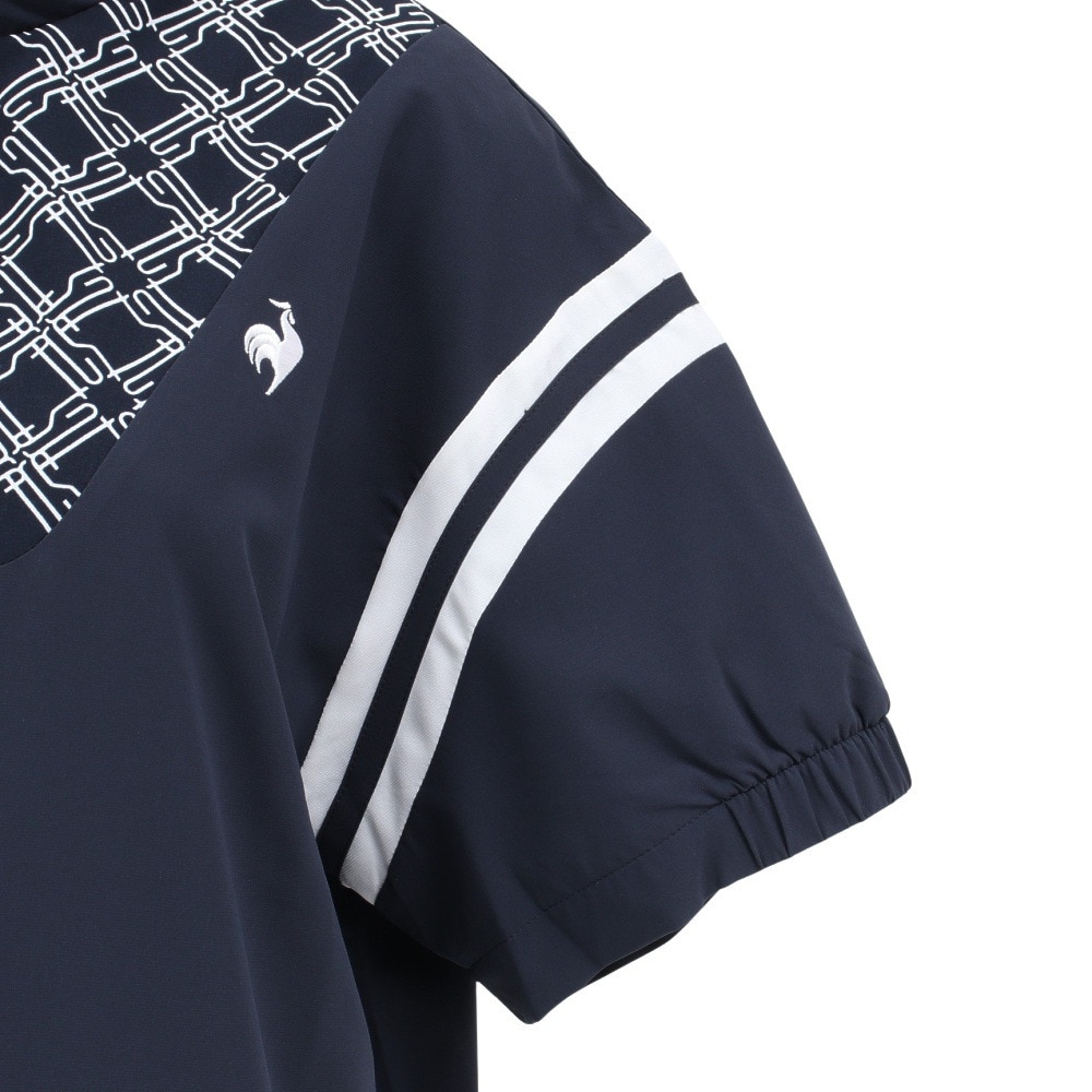 ルコックスポルティフ（lecoqsportif）（レディース）ゴルフウェア 半袖ブルゾン LG5SWB01L NV00