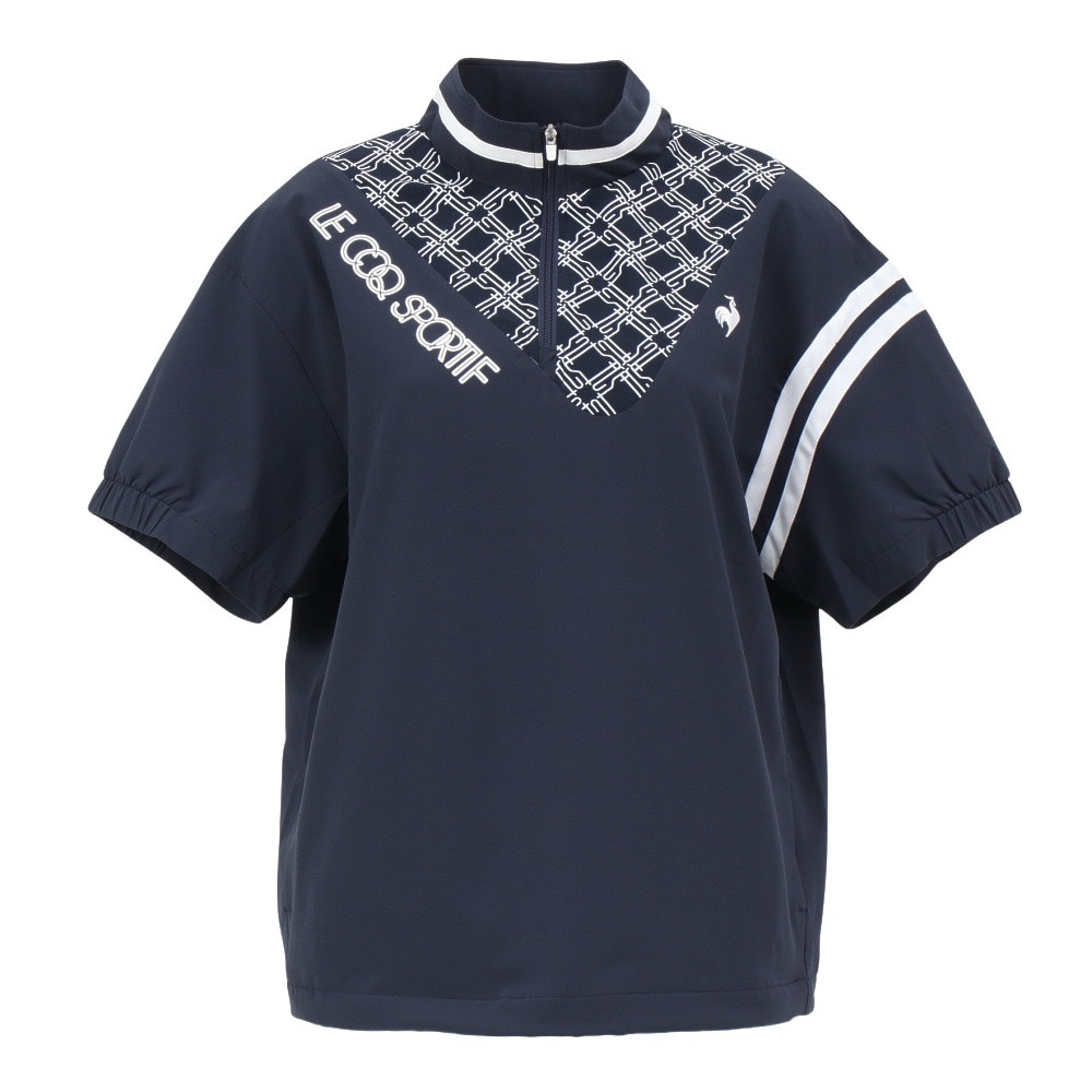 ルコックスポルティフ（lecoqsportif）（レディース）ゴルフウェア 半袖ブルゾン LG5SWB01L NV00