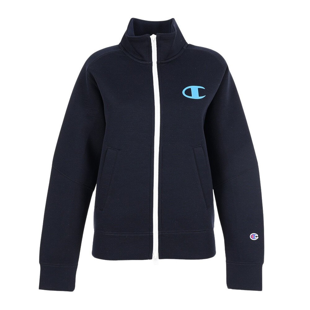 チャンピオン（CHAMPION）（レディース）ゴルフウェア アウター 撥水 通気 ストレッチ 保温 テックウィーブ3LS ジップスウェットジャケット  CW-XG603 370