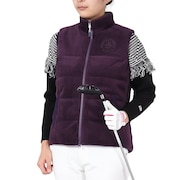 (レディース)ゴルフウェア アウター 防風 パイル 起毛 中綿 ベスト 045-42071-24AW