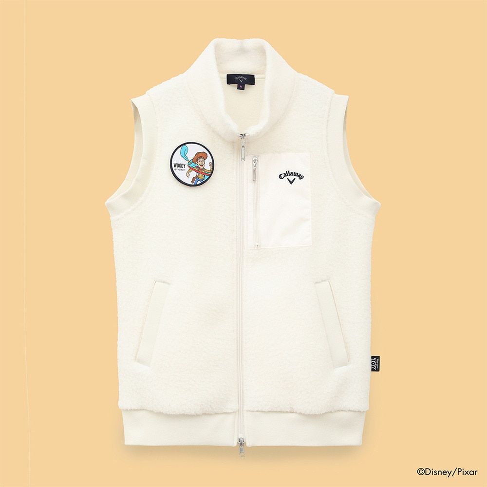 キャロウェイ（CALLAWAY）（レディース）ゴルフウェア アウター Toy Story COLLECTION シェルパフリースボアベスト C24216230-1031