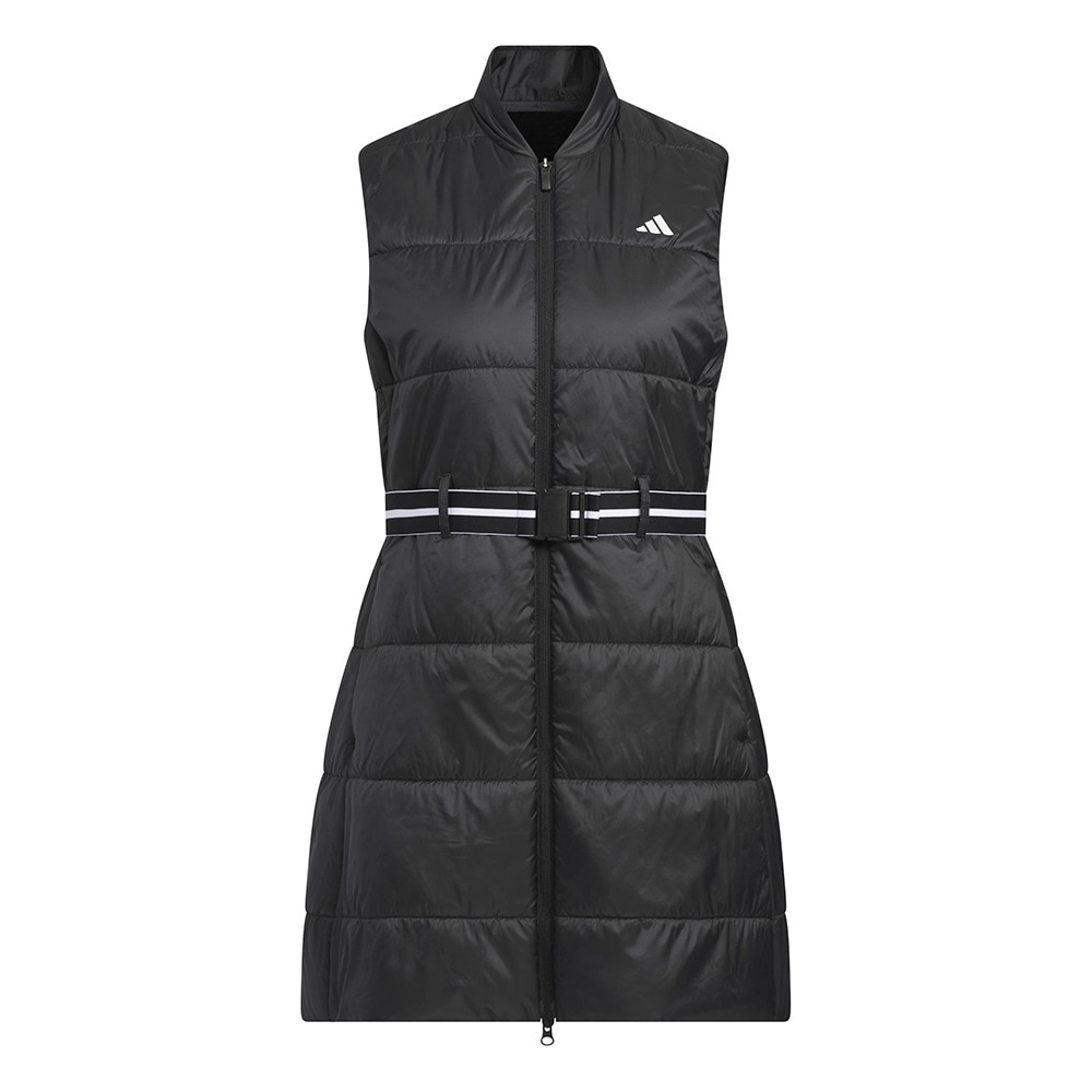 アディダス（adidas）（レディース）ゴルフウェア W．R フルジップ ロングベスト JWK17-JM7184 BLK