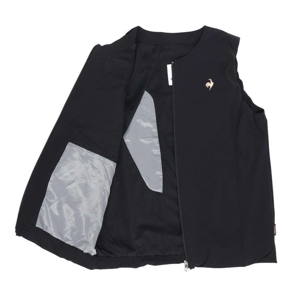 ルコックスポルティフ（lecoqsportif）（レディース）ゴルフウェア ウォームベスト LG5FVE00L BK00