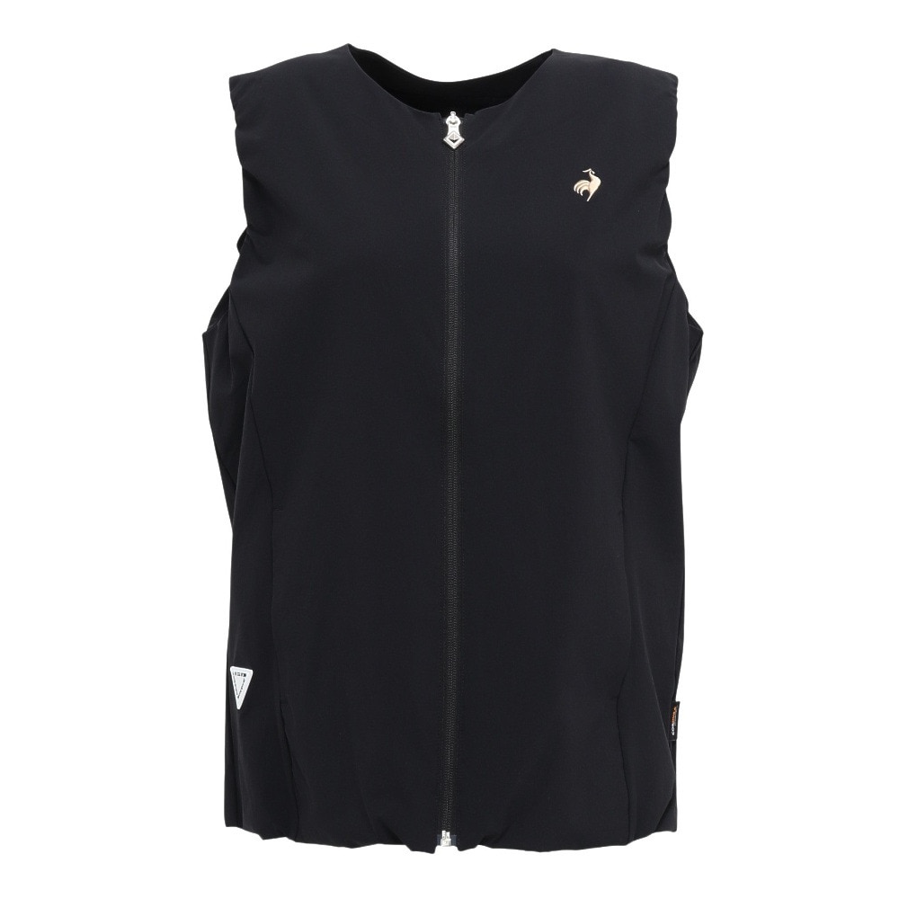 ルコックスポルティフ（lecoqsportif）（レディース）ゴルフウェア ウォームベスト LG5FVE00L BK00