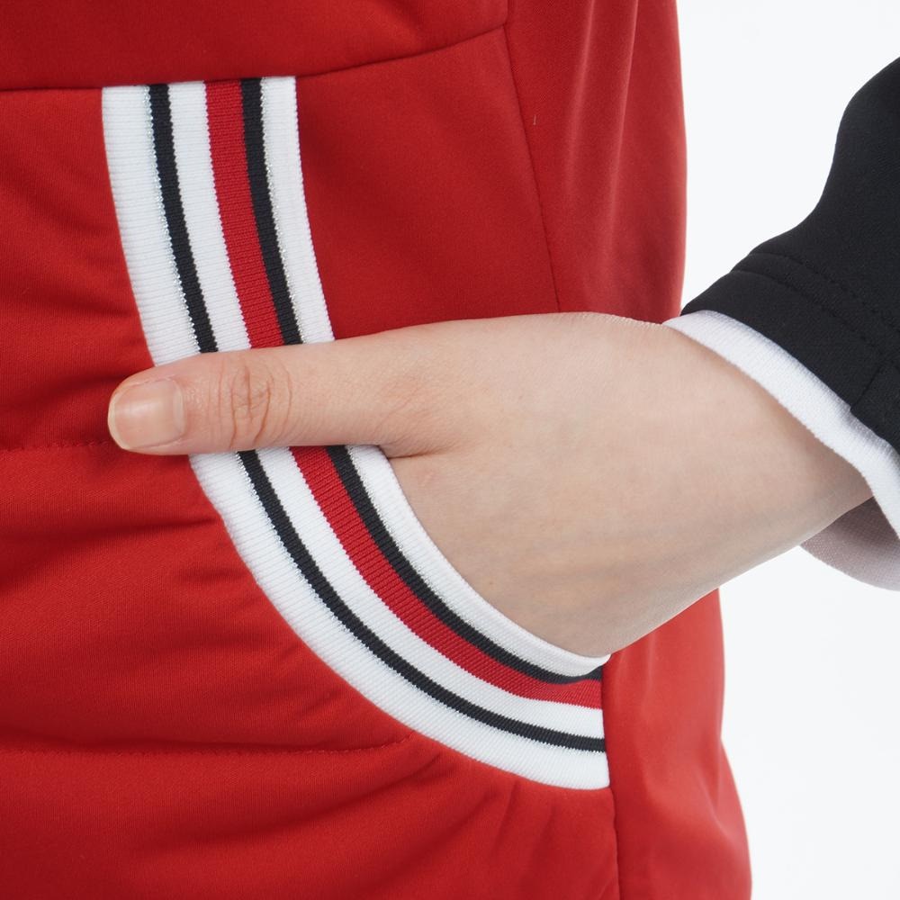 トミー ヒルフィガー ゴルフ（TOMMY HILFIGER GOLF）（レディース）ゴルフウェア 中綿 キルトベスト THLA581-RED