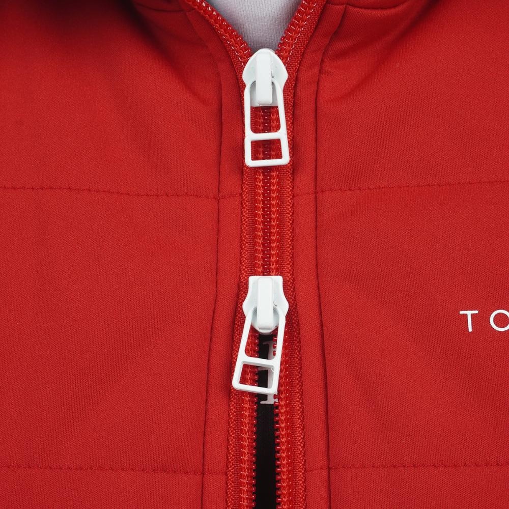 トミー ヒルフィガー ゴルフ（TOMMY HILFIGER GOLF）（レディース）ゴルフウェア 中綿 キルトベスト THLA581-RED