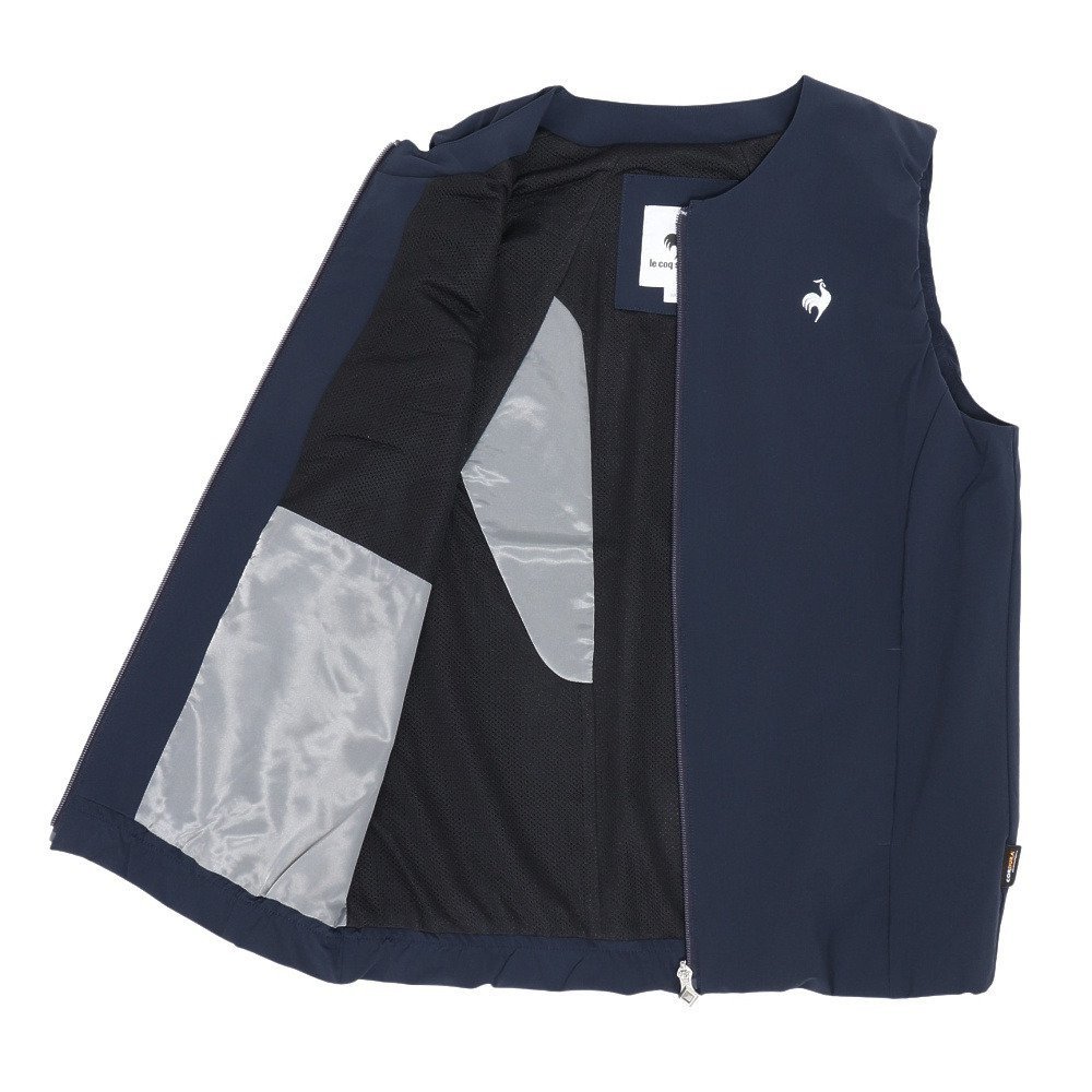 ルコックスポルティフ（lecoqsportif）（レディース）ゴルフウェア 防寒 ウォームベスト LG5FVE00L NV00