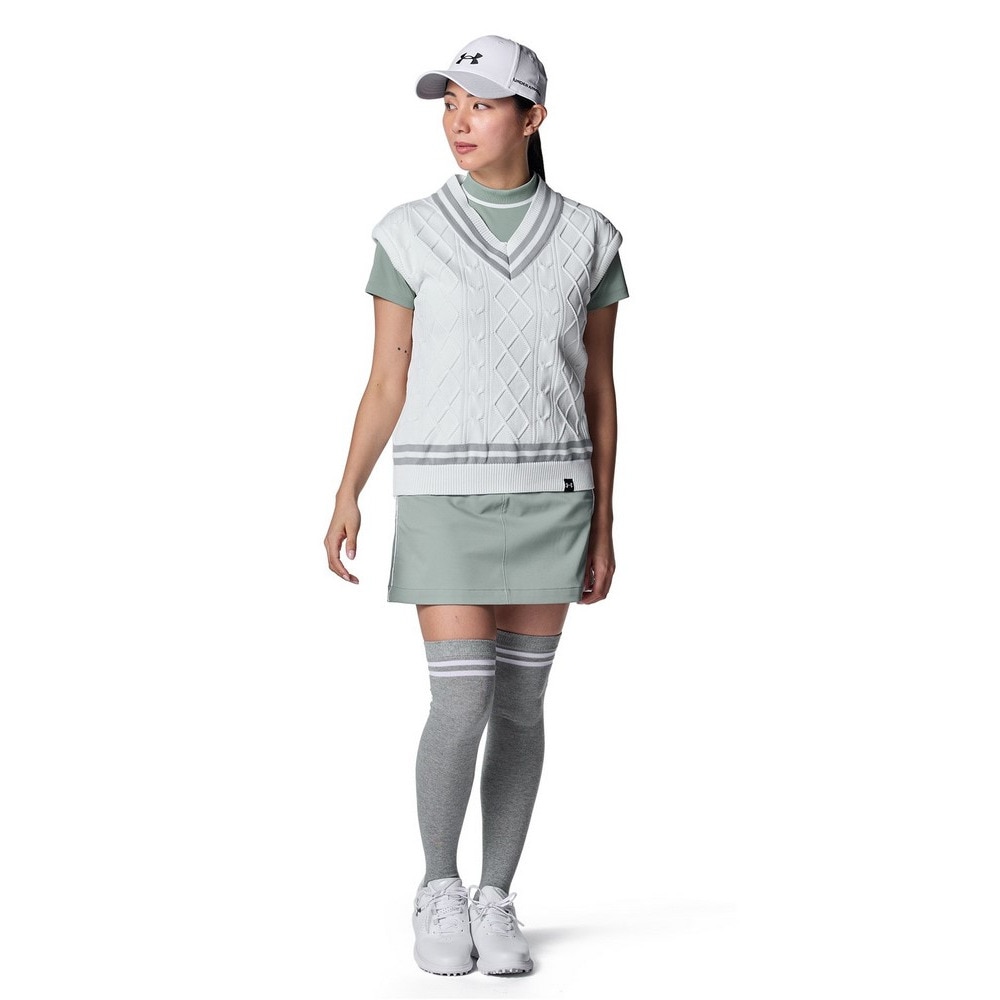 アンダーアーマー（UNDER ARMOUR）（レディース）ゴルフウェア ドライブ Vネック セーター ベスト 6001609 100