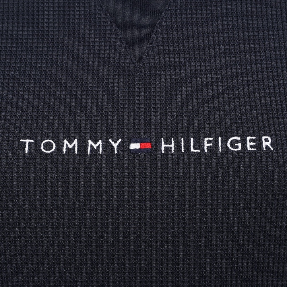 トミー ヒルフィガー ゴルフ（TOMMY HILFIGER GOLF）（レディース）ゴルフウェア ワッフルスウェットフーディーベスト THLA551-NVY