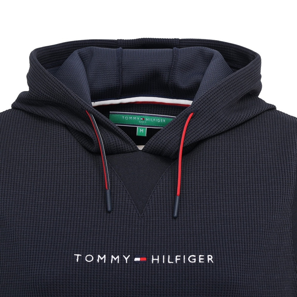 トミー ヒルフィガー ゴルフ（TOMMY HILFIGER GOLF）（レディース）ゴルフウェア ワッフルスウェットフーディーベスト THLA551-NVY