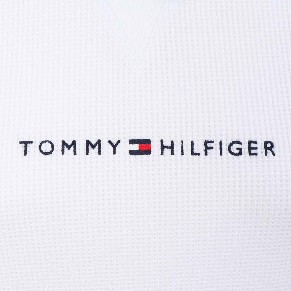 トミー ヒルフィガー ゴルフ（TOMMY HILFIGER GOLF）（レディース）ゴルフウェア ワッフルスウェットフーディーベスト THLA551-WHT