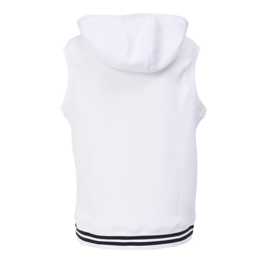 トミー ヒルフィガー ゴルフ（TOMMY HILFIGER GOLF）（レディース）ゴルフウェア ワッフルスウェットフーディーベスト THLA551-WHT