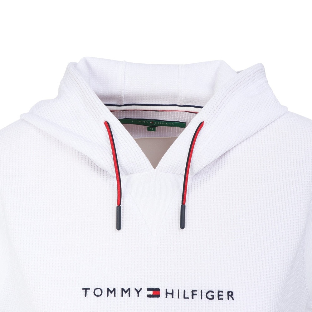 トミー ヒルフィガー ゴルフ（TOMMY HILFIGER GOLF）（レディース）ゴルフウェア ワッフルスウェットフーディーベスト THLA551-WHT