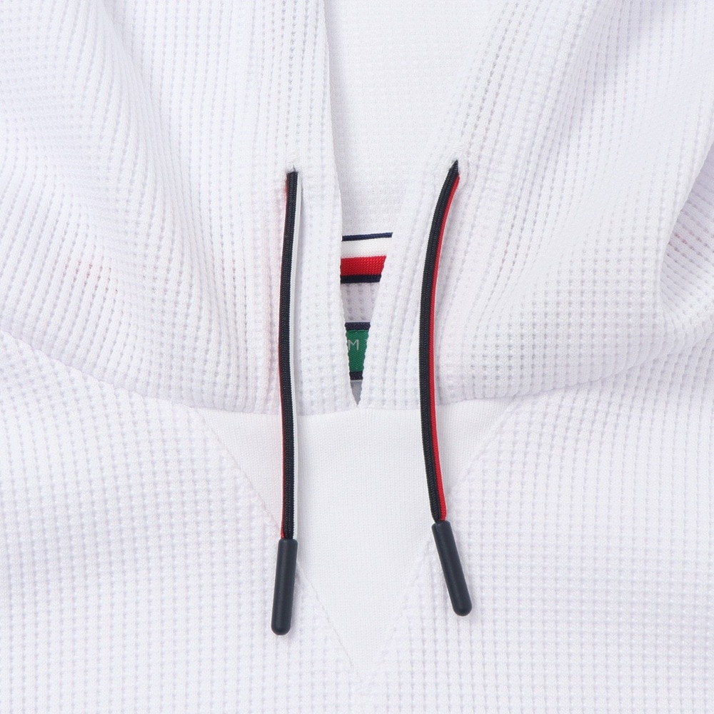 トミー ヒルフィガー ゴルフ（TOMMY HILFIGER GOLF）（レディース）ゴルフウェア ワッフルスウェットフーディーベスト THLA551-WHT