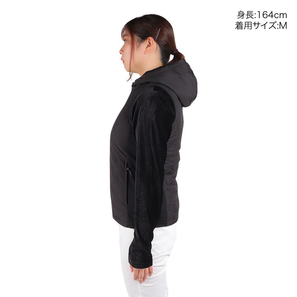 トミーアーマー（Tommy Armour）（レディース）ゴルフウェア アウター 防寒 防風 吸湿発熱 保温 撥水 ムーブダウンフードベスト TATS22F050039 BLK★★★