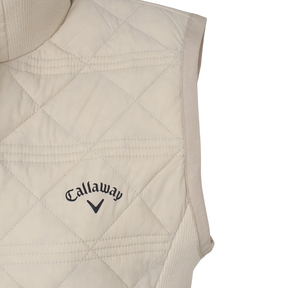 キャロウェイ（CALLAWAY）（レディース）ゴルフウェア アウター 撥水 中綿入り ロングベスト C23216202-1042