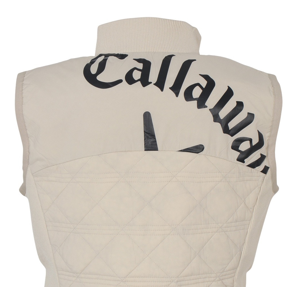 キャロウェイ（CALLAWAY）（レディース）ゴルフウェア アウター 撥水 中綿入り ロングベスト C23216202-1042