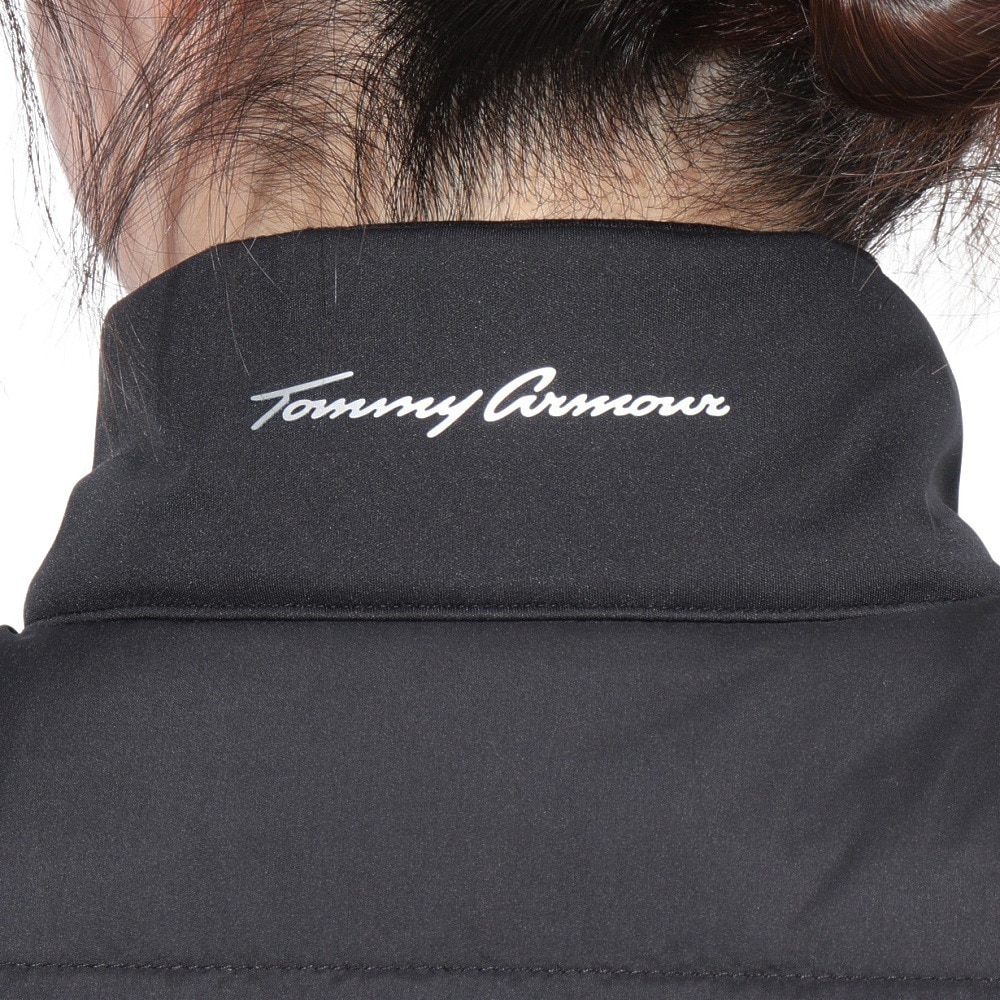 トミーアーマー（Tommy Armour）（レディース）ゴルフウェア アウター 撥水 保温 ムーブ アップ ロングベスト TADK24F050017 BLK