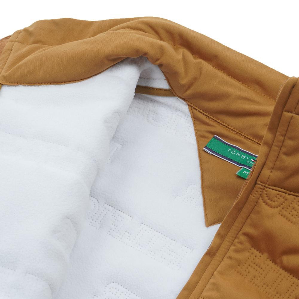 トミー ヒルフィガー ゴルフ（TOMMY HILFIGER GOLF）（レディース）ゴルフウェア アウター 2WAY 防風 ロゴ キルトパテッド ベスト THLA473-MOCA