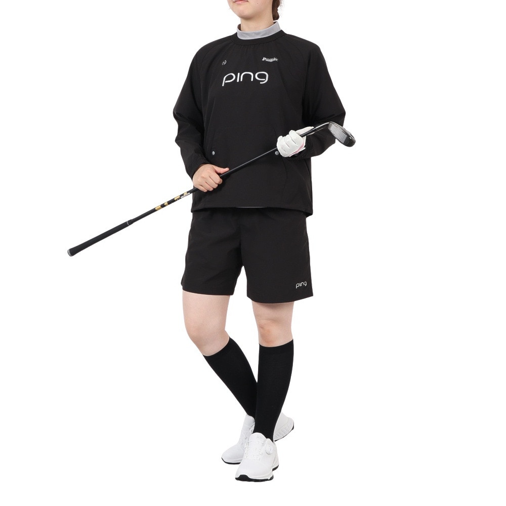ピン（PING）（レディース）ゴルフウェア スニードジャック×ショートパンツ 上下セット 622-5220802-010