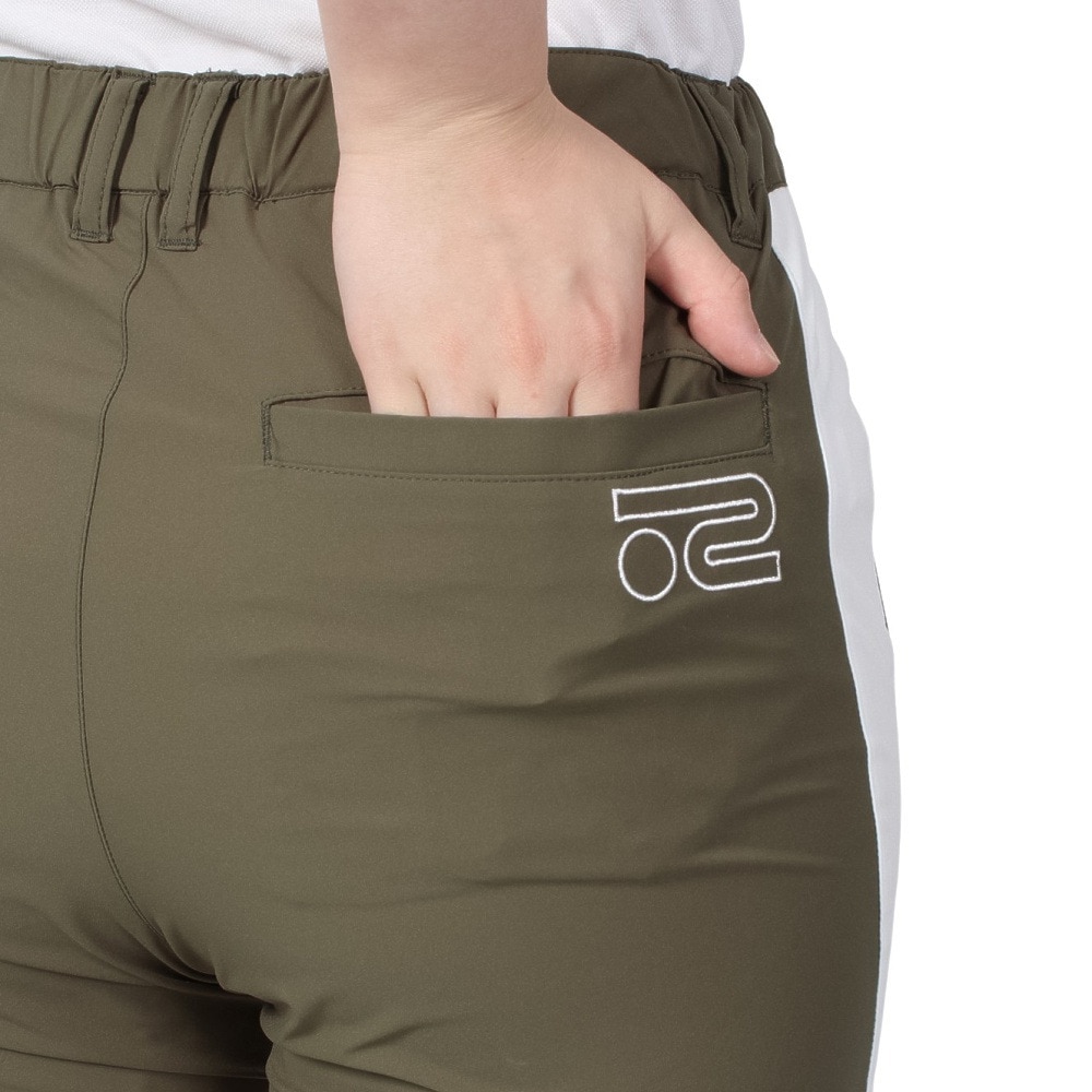 ROSASEN（レディース）ゴルフウェア 4WAYストレッチ  接触冷感 A-Line 耐久撥水ロングパンツ 048-76311-027