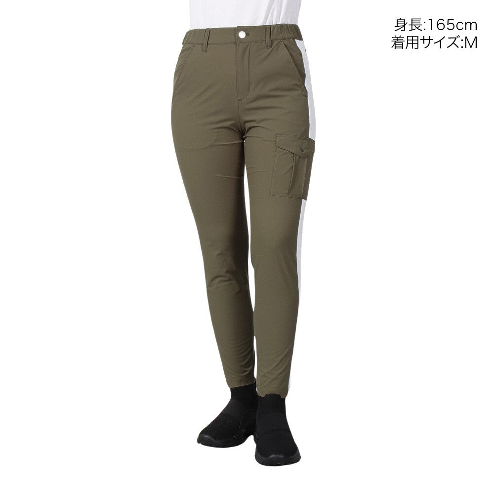 ROSASEN（レディース）ゴルフウェア 4WAYストレッチ  接触冷感 A-Line 耐久撥水ロングパンツ 048-76311-027