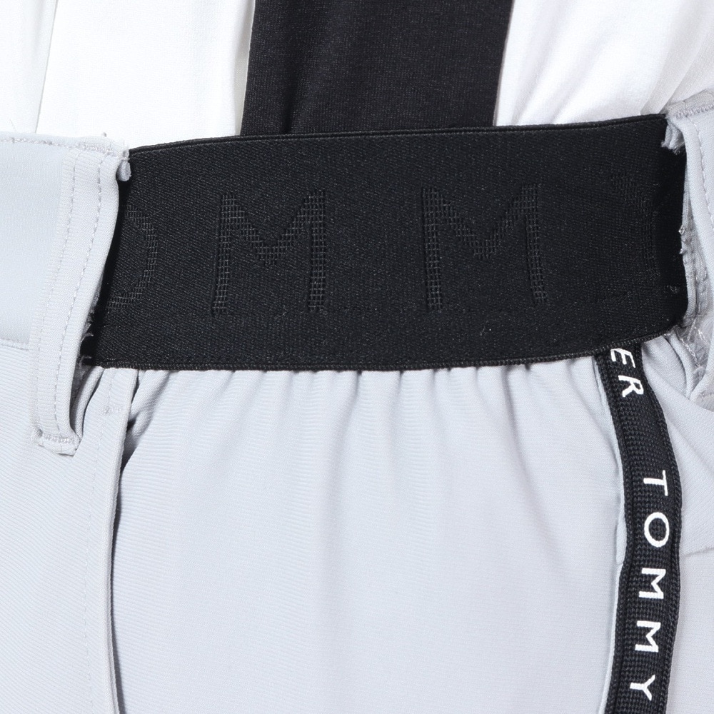 トミー ヒルフィガー ゴルフ（TOMMY HILFIGER GOLF）（レディース）ゴルフウェア 接触冷感 ロゴテープ クロップドパンツ THLA226-GRY