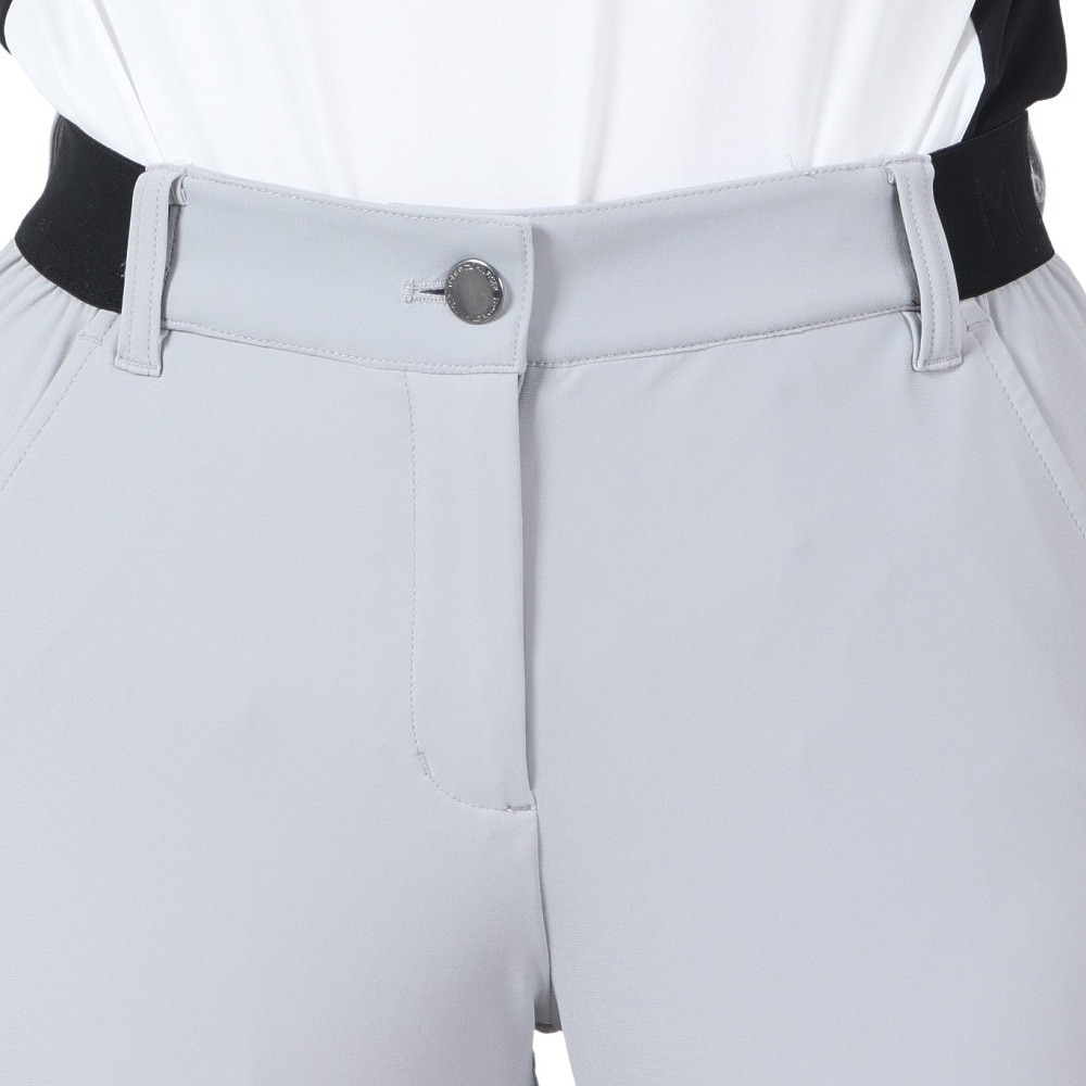 トミー ヒルフィガー ゴルフ（TOMMY HILFIGER GOLF）（レディース）ゴルフウェア 接触冷感 ロゴテープ クロップドパンツ THLA226-GRY