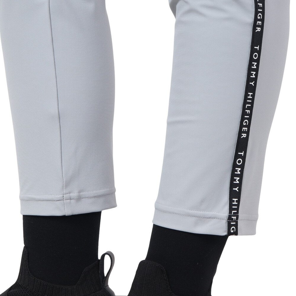 トミー ヒルフィガー ゴルフ（TOMMY HILFIGER GOLF）（レディース）ゴルフウェア 接触冷感 ロゴテープ クロップドパンツ THLA226-GRY