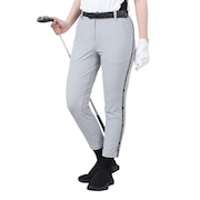 (レディース)ゴルフウェア 接触冷感 ロゴテープ クロップドパンツ THLA226-GRY