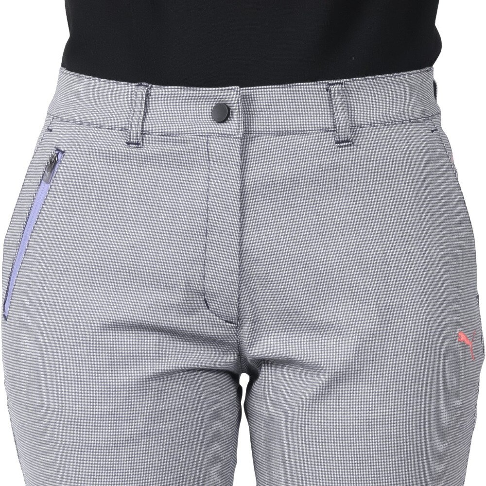 プーマ（PUMA）（レディース）ゴルフウェア Wハイパーストレッチ チドリ スリムテーパードパンツ 539405-02