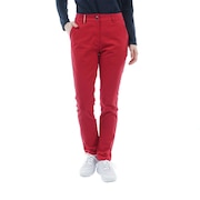 トミーヒルフィガー（TOMMY HILFIGER）（レディース）ゴルフウェア ベーシック ロングパンツ THLA270-RED