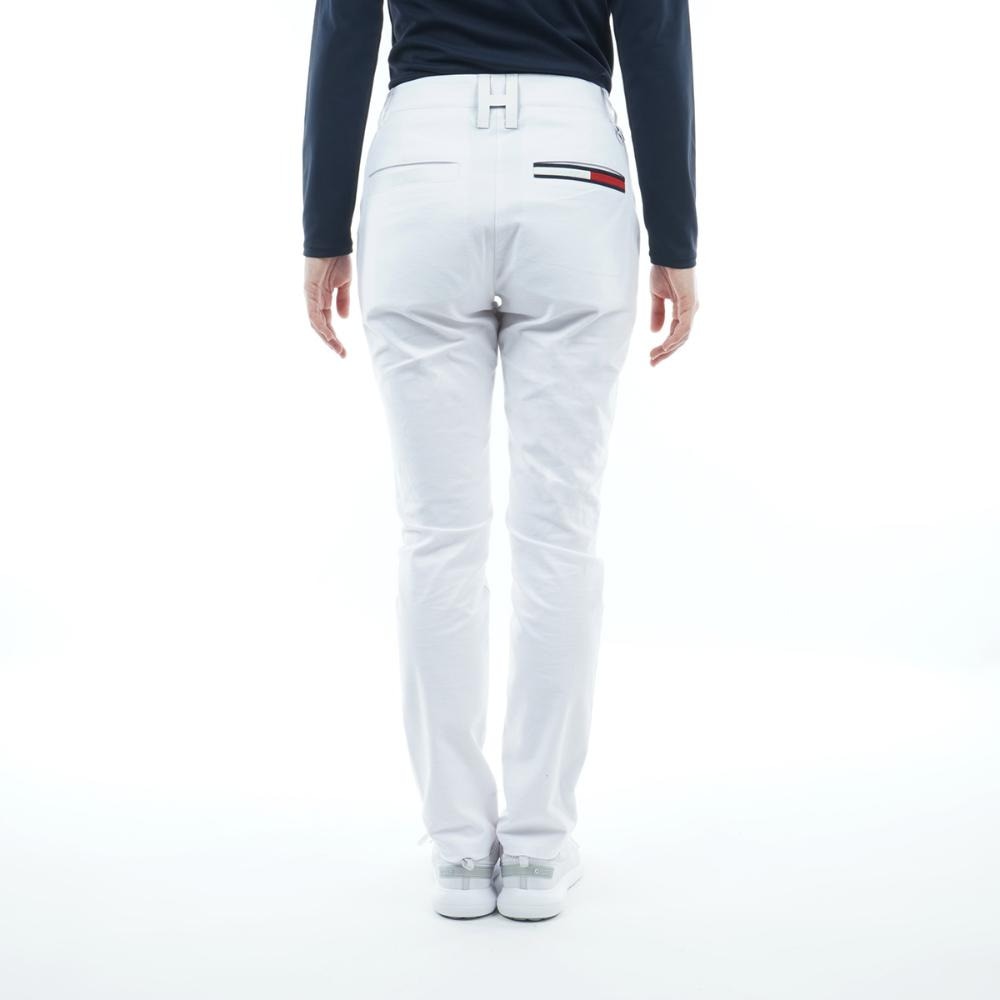 トミーヒルフィガー（TOMMY HILFIGER）（レディース）ゴルフウェア ベ-シック ロングパンツ THLA270-WHT