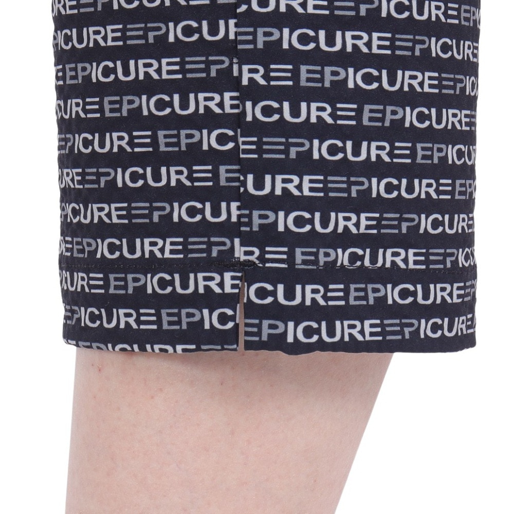 エピキュール（epicure）（レディース）ゴルフウェア ロゴプリントサッカーテーパード パンツ 152-78410-019