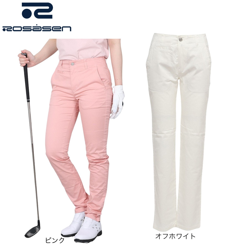 ROSASEN（レディース）ゴルフウェア リヨセルツイル ストレッチパンツ 045-78311-072