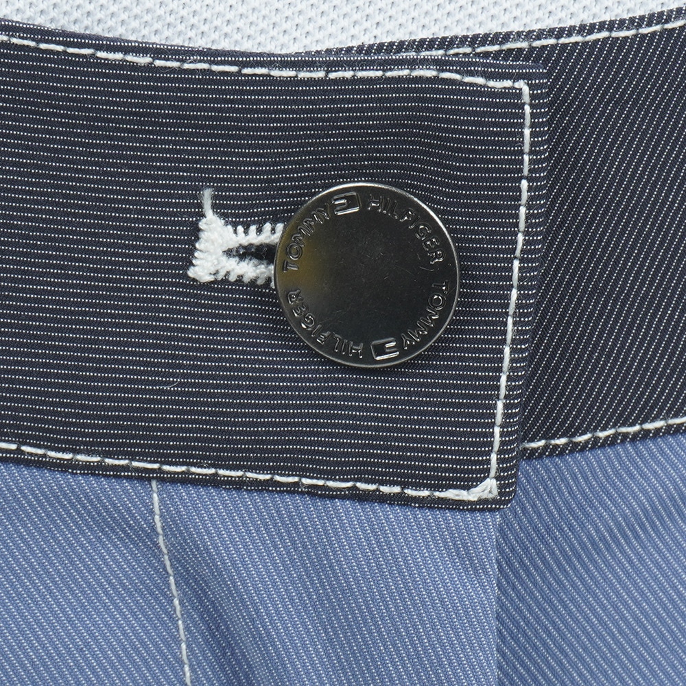 トミー ヒルフィガー ゴルフ（TOMMY HILFIGER GOLF）（レディース）ゴルフウェア シャンブレー カラー アンクルパンツ THLA308-SAX
