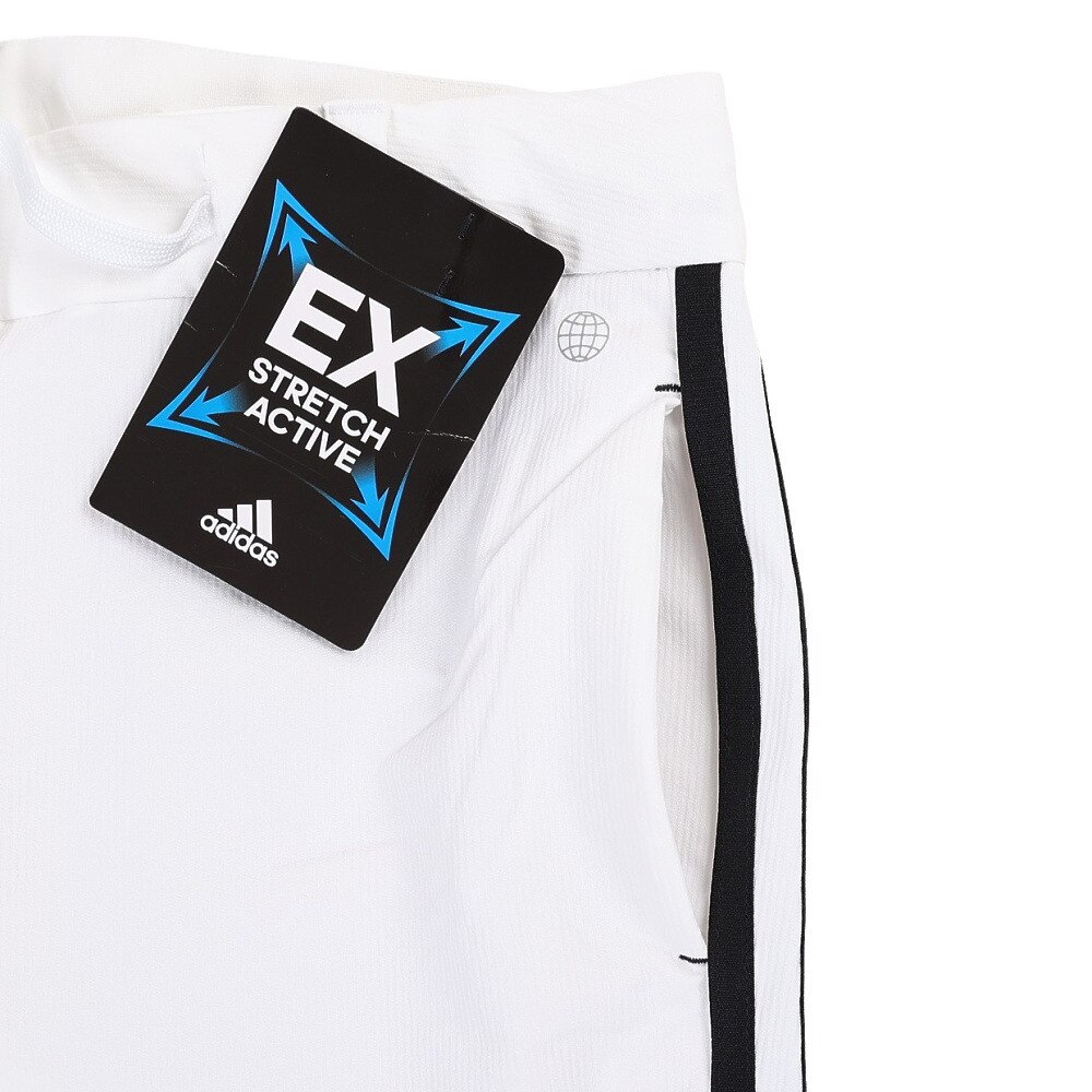 アディダス(adidas)(レディース)ゴルフウェア 吸汗 ドライ ESA スリーストライプス アンクルパンツ NMH97-HS6999WH ゴルフ 用品はヴィクトリアゴルフ アディダス(Adidas) EX STRETCH ACTIVE スリーストライプスアンクルパンツ NMH97 レディースゴルフウェア 2023春夏『最終処分価格』