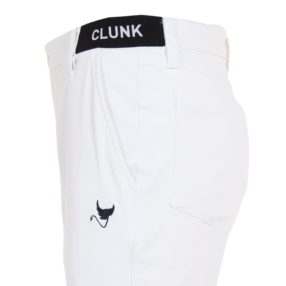 クランク（CLUNK）（レディース）ゴルフウェア 撥水 ストレッチ ストレートパンツ CL5PUD05 WHT
