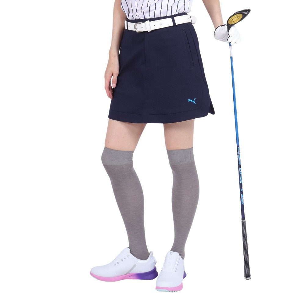 プーマ（PUMA）（レディース）ゴルフウェア ゴルフ エクストラストレッチ ドビー スカート 627718-01