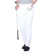 デサントゴルフ（DESCENTEGOLF）（レディース）ゴルフウェア 吸汗速乾 BASIC SERIES 神白 ロングパンツ DGWXJD03 WH00