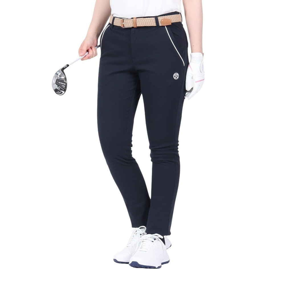 トミーアーマー（Tommy Armour）（レディース）ゴルフウェア ベーシックロングパンツ TATSV24B060105 NVY