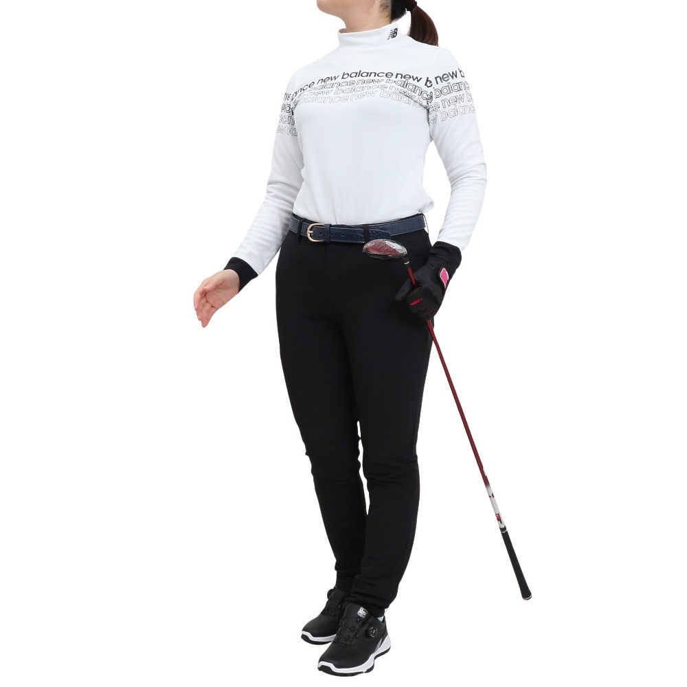 ニューバランス（new balance）（レディース）ゴルフウェア 裏起毛 スリム ロングパンツ 012-4231504-010